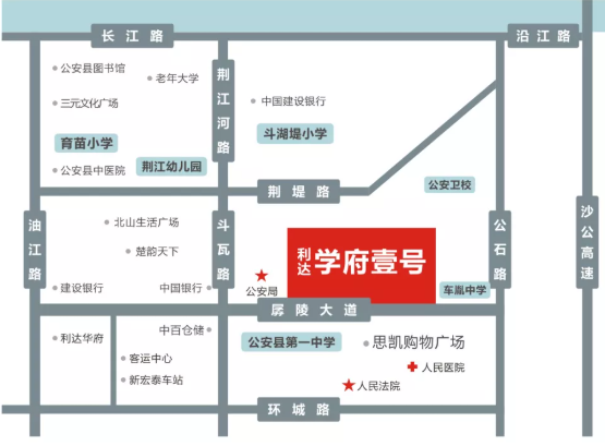 利达学府壹号位置交通图