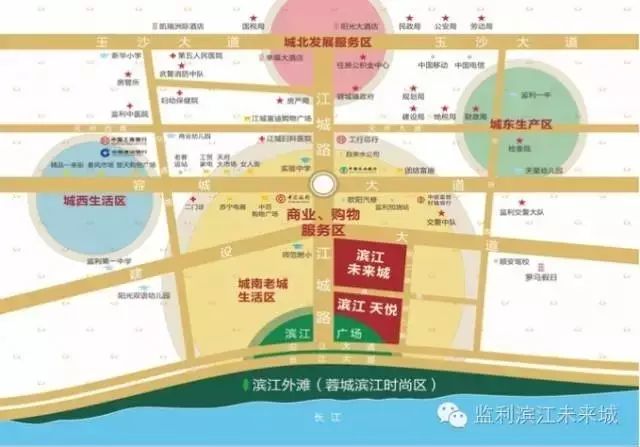 滨江未来城位置交通图